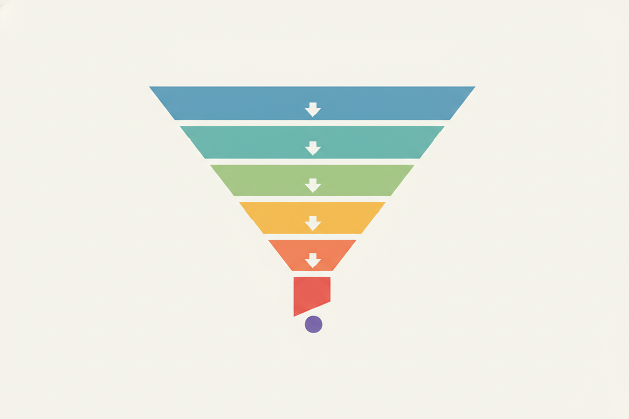 Facebook Ads campaign structure diagram for Shopify stores